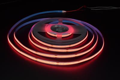 China High CRI Pink COB LED Flexible Strip Lights 24V 320Leds/M For Home for sale