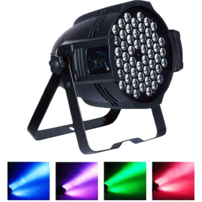 China Die Cast Aluminum 54X3w RGBW LED Par Lights Auto Sound / DMX 512 / Master Slave for sale