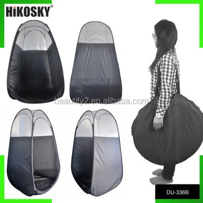 China Use with HIKOSKY Jet Black Spray Tanning Tent Machine Sunless Tanning Booth Noise Tanning for sale