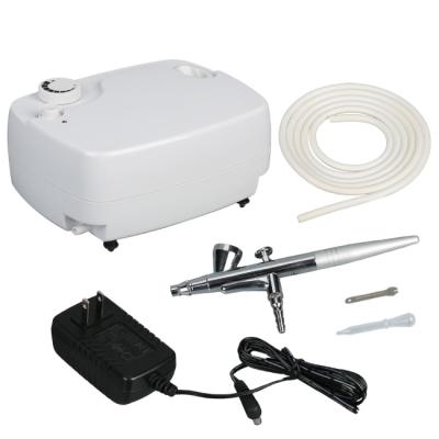 China Professional Airbrush Makeup Set Airbrush Machine Airbrush Kit For Cake Decorating Nail 13*10*6cm for sale