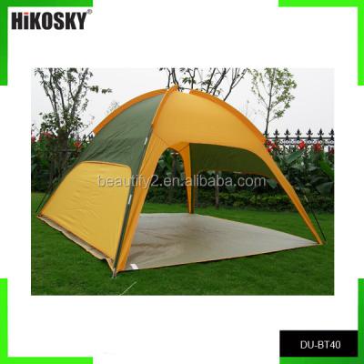 China 7.9mm Large Size FRP Hut Beach Tent Portable Sun Shelter HIKOSKY for sale