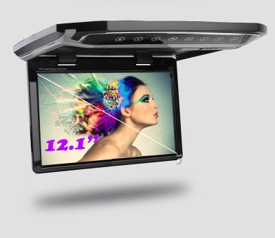 China Car Bus / Truck Car Monitor LED Digital Screen 17 Inch Car Roof Mounted Ceiling Monitor Flip Down Monitor for sale