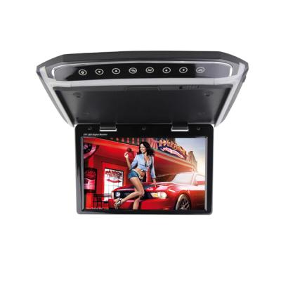 China Car Bus / Truck 14 Inch Car Roof Mounted Ceiling Screen Flip Down Monitor LED Digital Car for sale