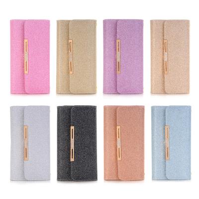 China 2 in1 With Portable chain Hand Bling Crystal Diamond leather wallet phone case for samsung note 8 for sale