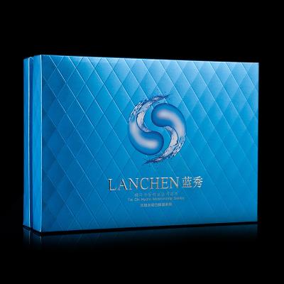 China Custom hard box High-end luxury Skin care products Set Colorful box package for sale