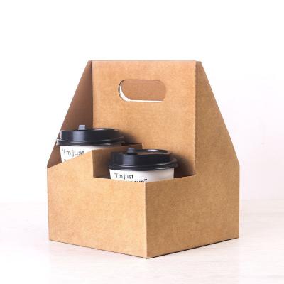 China Custom Coffee cup potable paper holder  Cato Environmental protection Colorful box package for sale