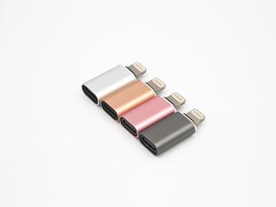 China New Ultra Short Micro USB to Type-C Connector OTG Mini USB Adapter for Smartphone for sale