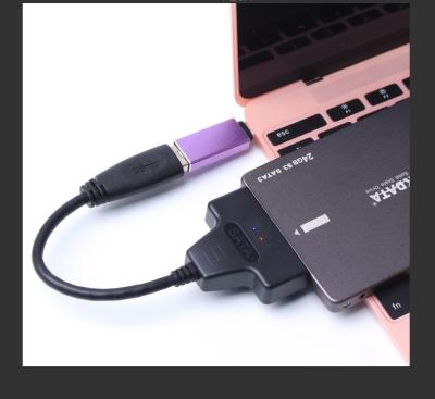 China USB 3.0 male to SATA 3 adapter fit for 2.5 inch Mobile hard disk support UASP OTG functions for sale