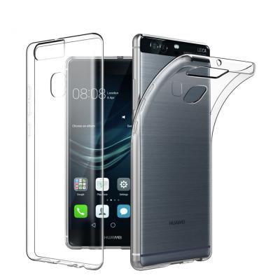 China For Huawei P9 Flexible TPU Phone Case Cover Clear Ultra Slim Case Transparent Soft Back Cover for sale