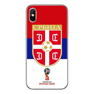 China 2018 World Cup Smartphone Case Printing TPU Mobile Phone Case For iPhone X Custom Cell Phone Cover for sale