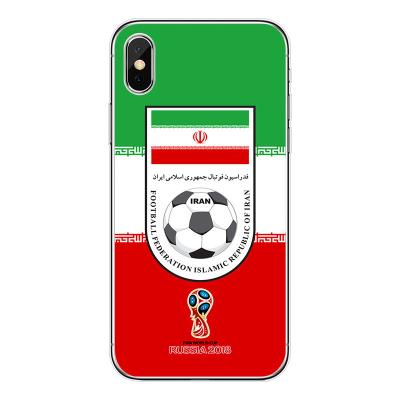 China World Cup theme phone case for iphone 7 / 8 /X tpu printing cell phone phone shell for sale