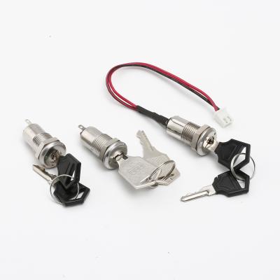 China Cabinet Industrial Motorcycle Parts Electric Ignition Switch Key Lock for sale