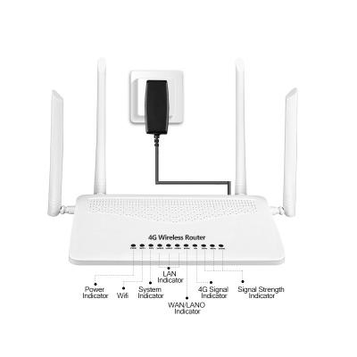 China 2.0A Hotspots de dienst4g Draadloos Router/Sim Card Wifi Router van Lan Output DDNS Te koop