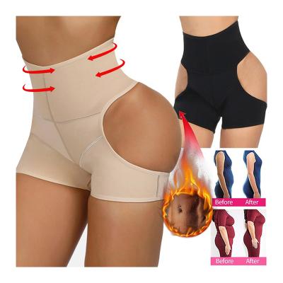 China New Amazon Seamless Rubber Pants With Belly In And Butt In Them Women Boho Pants Shaper Shaping Pants for sale