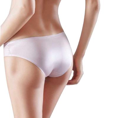 China Antibacterial Crotch Ice Silk Premium Seamless Light Weight Quality Underwear Breathable Panties Cotton Women's Purified Panties for sale