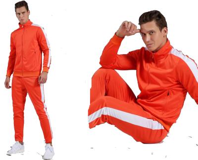 China Breathable Man Two Piece Shirt Set Men Cotton Casual Long Sleeve Zip Up Sweatsuit Drawstring Two Piece Set for sale