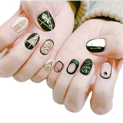 China Mixed DIY Metal Bow Bar Nail Starling Rivet Hollow Shell Long DIY Manicure Nail Decoration Combine Decorative Paste for sale