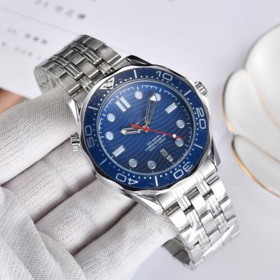 China Hot sale top famous brand men's quartz watches day/date fashion style men's watch stainless steel classic luxury leather strap wristwatch for sale