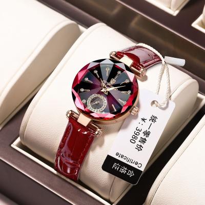 China New Fashion Water Resistant Women Ladies Quartz Watch Famous Brand Waterproof Rose Gold Leather Lady Wrist Watches For Luxury Gift for sale