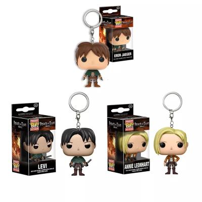 China Pocket Anime Noise Key Chain Comic Manga Main Chain Attack on Titan Levi Characters Action Figure Model Toys Japanese Anime Manga Comics Main Chain for sale