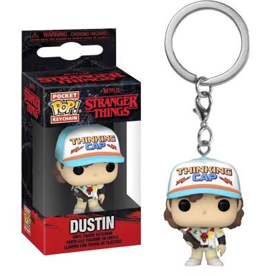 China American Animated Film & Dustin Keychain Toys American Main Chained Number Of Stranger Things Action Numbers Of New Funk TV Main Channel Handheld Sound And Main TV Channel for sale