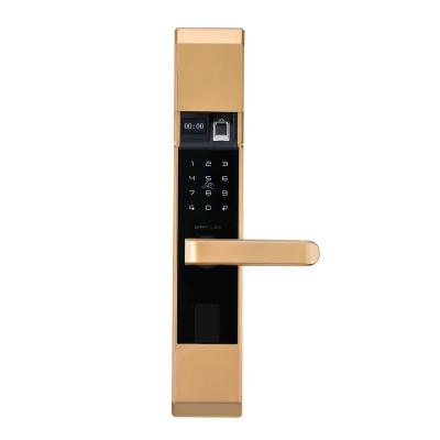 China Zinc Alloy Digital Life Combination Door Lock With Touch Screen Keypad And Fingerprint Function for sale