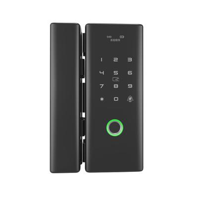 China TUYA Smart Glass Smart Door Lifetime Zinc Alloy Smart Security Door Lock TUYA Wifi Fingerprint Indoor Door Lock for sale