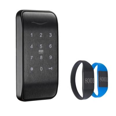 China Zinc Alloy Places Public Security Smart Recreation Locker Cabinet Keyless Lock With Keypad for sale