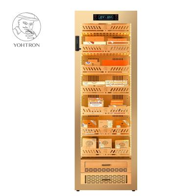 China Hotel 2300 Count Cigar Humidor Refrigerator Nanoe Ammonia Removal Gas Top Quality New Arrival for sale