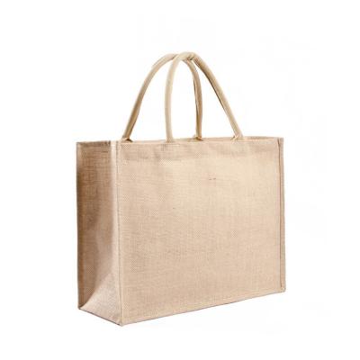 China Custom Eco-Friendly Burlap Tote Bag Durable High Quality Wholesale Gift Burlap Tote Bag Shopping Bag for sale