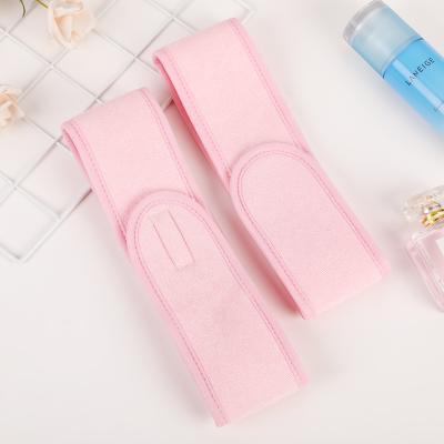 China Custom Logo Makeup Headband Cosmetic Bathing Sport Elastic Hair Bands Sports Spa Sports For Women for sale