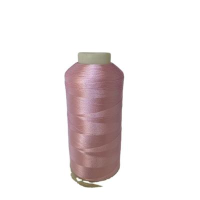 China Guaranteed Quality Proper Priced Women Pink Color 100 Rayon Embroidery Thread For Garment for sale