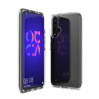 China 2 in 1 Ultra Clear Combo Mobile Phone Case Cover Top Quality Mobile Phone Cover with High Clear For Huawei nova 5T Y9A Y7A Clear Back Case for sale