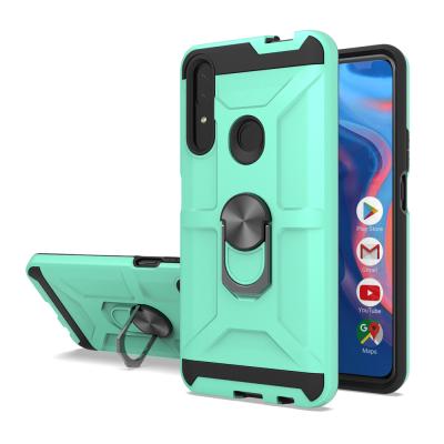 China 2 in 1 Hot Selling Mobile Phone Combo Case Mobile Phone Case with Magnetic Car Back Case Cover for Huawei P Z Smart for sale