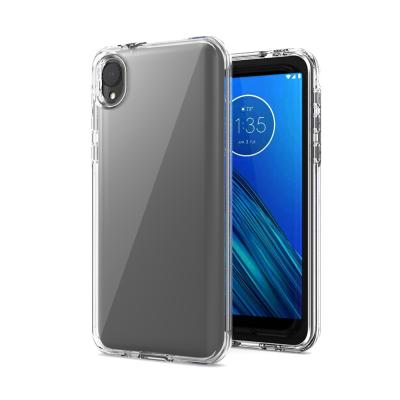 China 2 in 1 High Clear Smart Cell Phone Case Cell Phone Back Cover For Moto E6 GAME E6 E5 Plus for sale