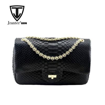 China Luxury Fashion Lady Handbag/Python Snakeskin Shoulder Bag Custom Leather Women Bags Shoulder Bag for sale