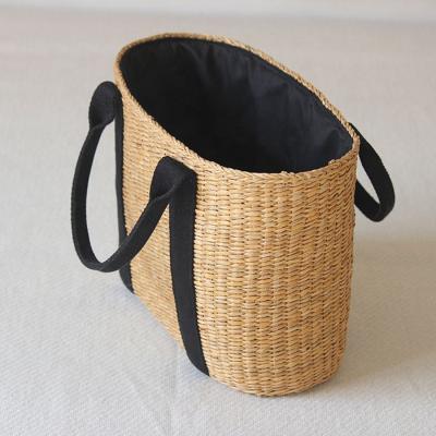 China Straw Rattan Bag Beach Bags Fashion Popular Hot Sale New Design Wholesale Straw Rattan Bag for sale