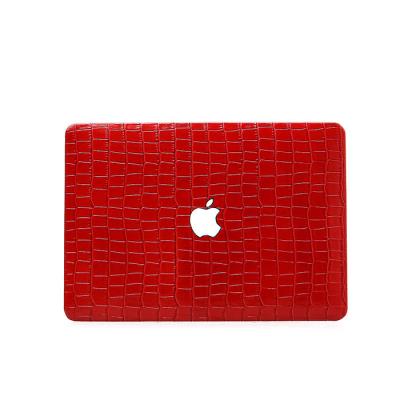 China For Laptop Hot Products For Macbook Case Crocodile Laptop High Quality Embossed Leather Case for sale