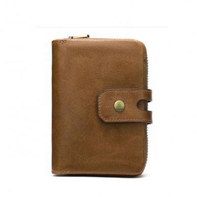 China Fashion Durable Shorts Men's Wallet Money Credit Card Holder Genuine Leather Slim Wallet for sale