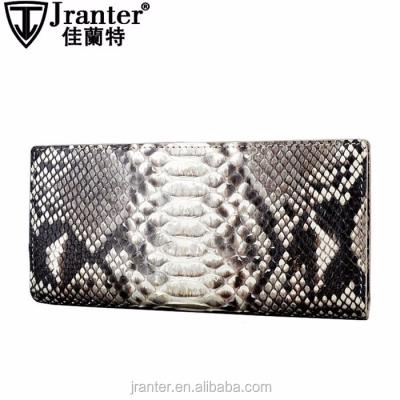 China 2016 Fashionable Clutch Python Snakeskin Wallets for Lady, Handmade Long Wallet Women Genuine Leather for sale