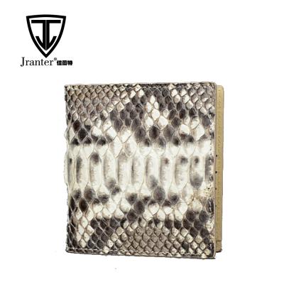 China Luxury Genuine Simple Style Mens Wallet Snakeskin Wallet Python Bifold Wallet for sale