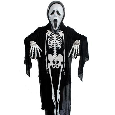 China Festival Decoration Selection Funny Halloween Adult&Kids Skeleton Costume Party Ghost Costume for sale