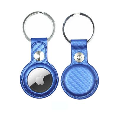 China Eco-Friendly Protective Premium Cover Carbon Fiber Metal Ring Holder Portable Protector For Apple Airtags Accessories for sale