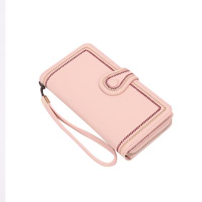 China Waterproof Women's Wallets Leather for Women Clutch Wristlet Long Travel Purse for Women Large Capacity Ladies Phone Wallet Purse Clutch for sale