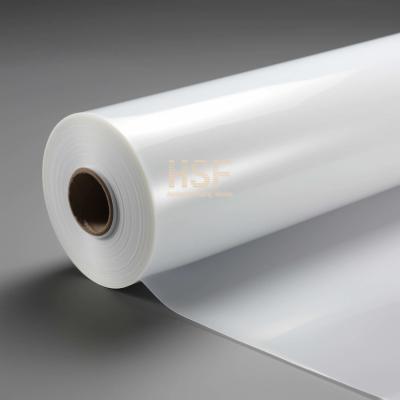 Cina 50 micron film PE opaco bianco mono orientato all'asse resistente alle intemperie in vendita