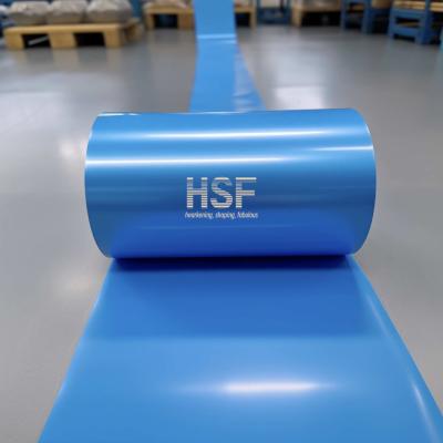 China 70uM Blue Mono Oriented Polypropylene Film Roll Against Moisture for sale