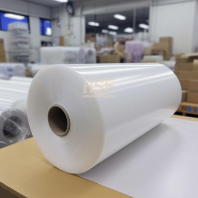 China 85 micron witte mono-georiënteerde polypropyleenfilm voor banden Te koop