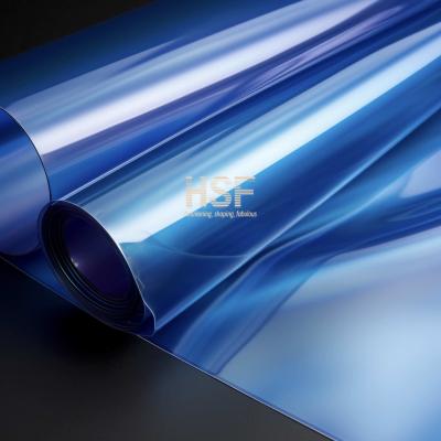 China 23 Micron Anti Static Film Translucent Blue Coated PET Film for sale