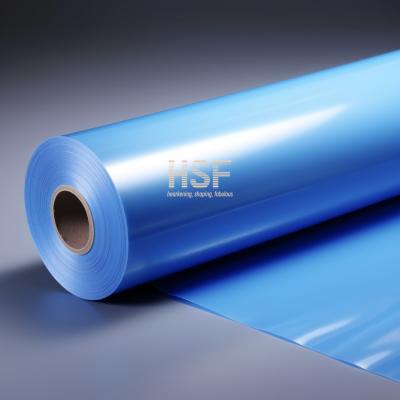 China 20um Coated PET Non Silicone Release Film Translucent Blue for sale