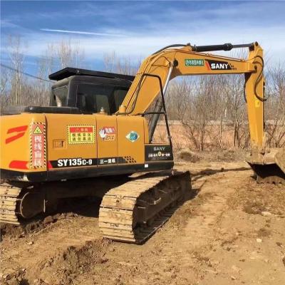 China Used Excavators Machine SANY 135C-9 For Sale Top Brand Chinese Excavator 0.53 CBM for sale